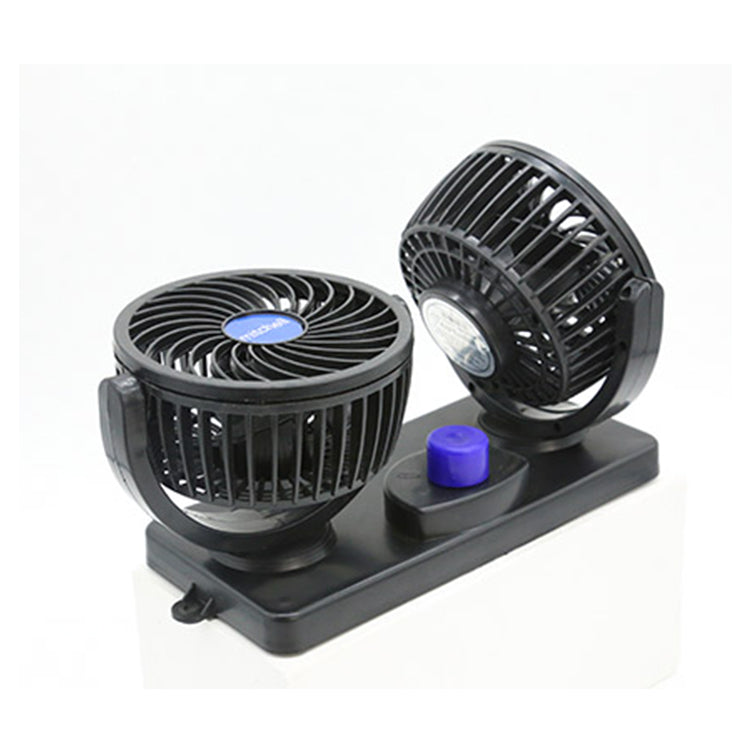 USB Dual 4-Inch Car Fan – 100% Pure Copper Motor