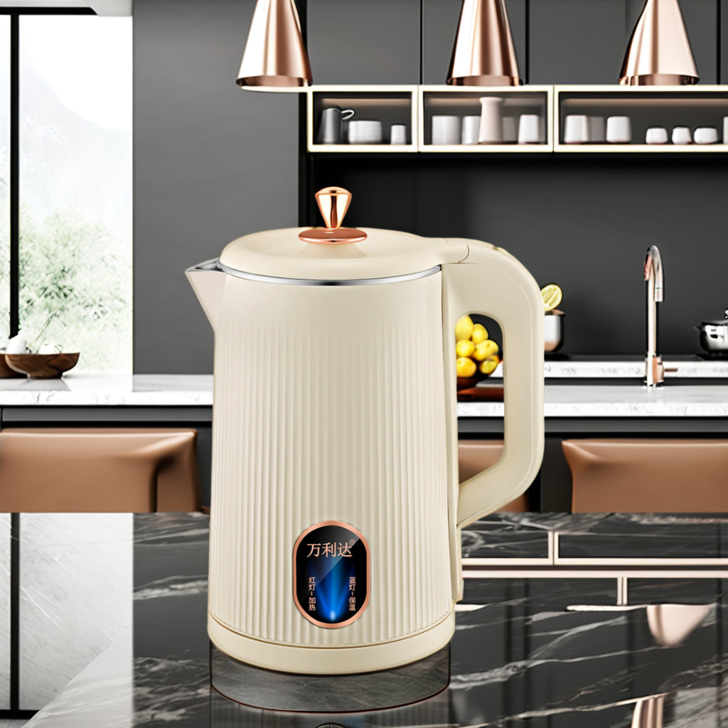 Electric Kettle – 2.5L | 1500W | One-Touch Operation | 360° Swivel Base