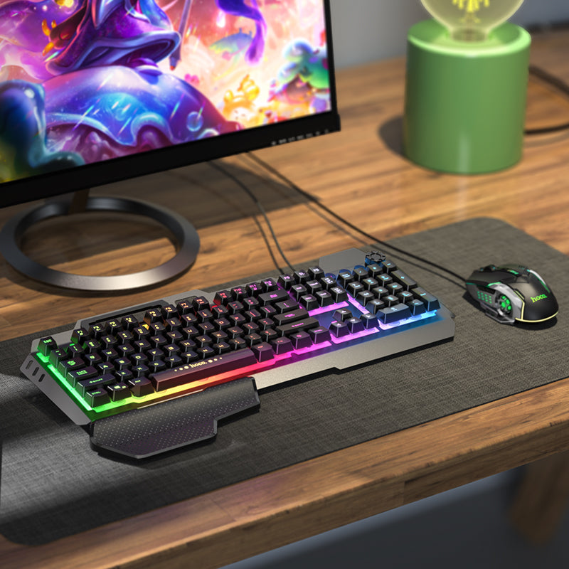 Gaming Keyboard & Mouse Combo - RGB LED Backlit Set | Cheaply Bazar