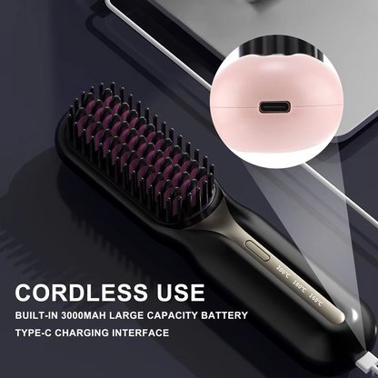 Hair Straightening Brush – Fast, Safe & Stylish