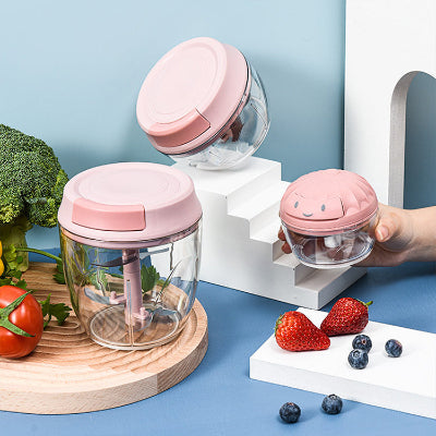 Manual Food Processor Vegetable Chopper,
