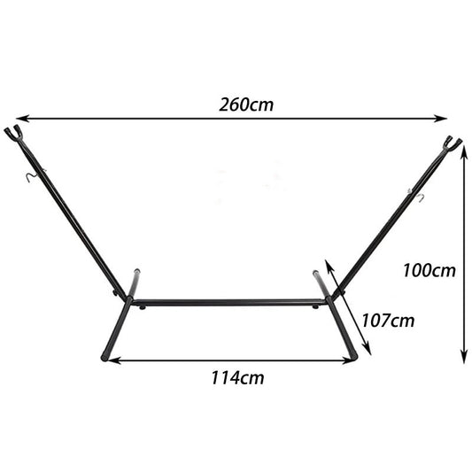 Double Hammock Stand 300KG Capacity Lightweight 13KG