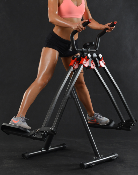 Dual Action Air Walker Elliptical Glider Fitness