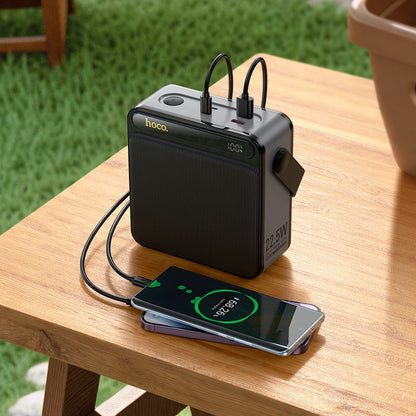 Hoco J161 Power Bank 80,000mAh – 22.5W Fast Charging | LED Display | Built-in Light