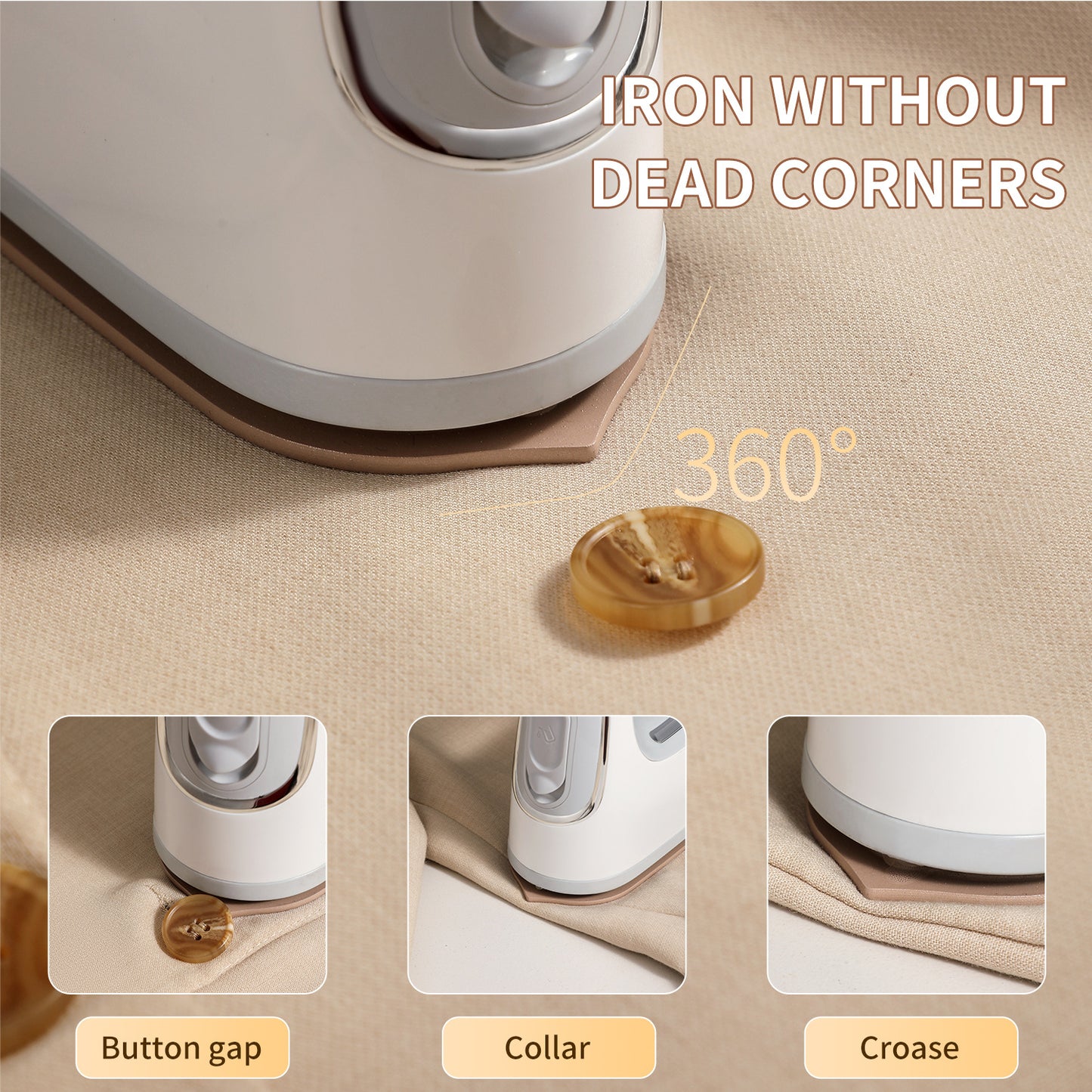 Steamer Iron - 3-in-1 Smart Fabric Care | Cheaply Bazar