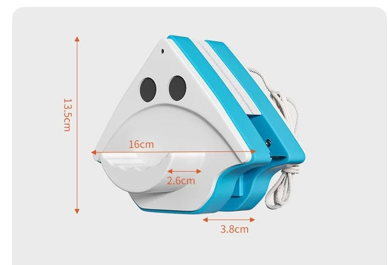Double-Sided Triangular Glass Cleaner