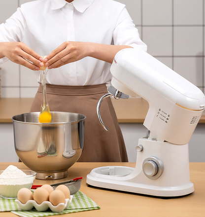 Stand Mixer – 1500W | 8 Speeds | Copper Motor | 6L Capacity