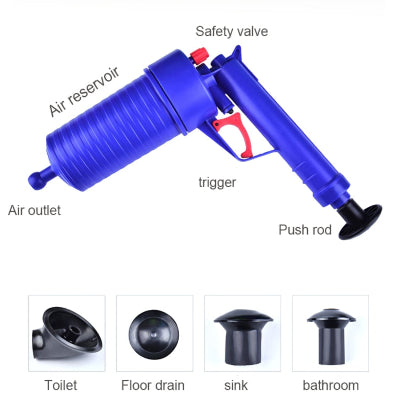 High-Pressure Pipe Dredger – Manual Drain Cleaner for Toilets