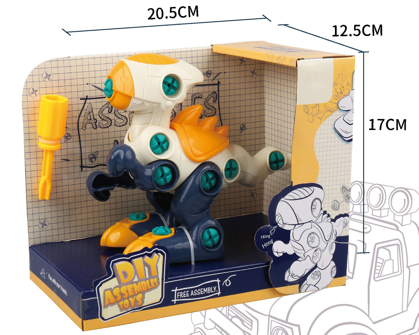 DIY Dinosaur Assembly Toy