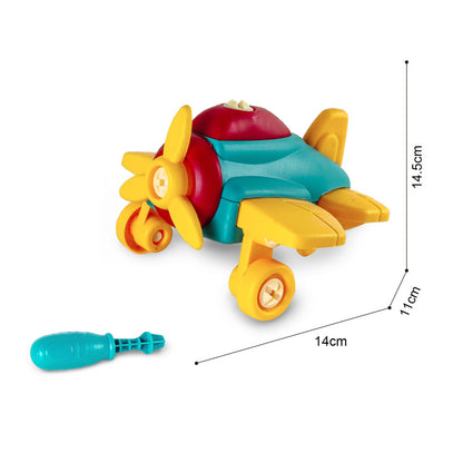 DIY Screw & Remove Car Set – Train, Plane & Racer Toys