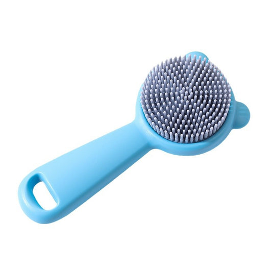Bear-Shaped Baby Silicone Bath Brush