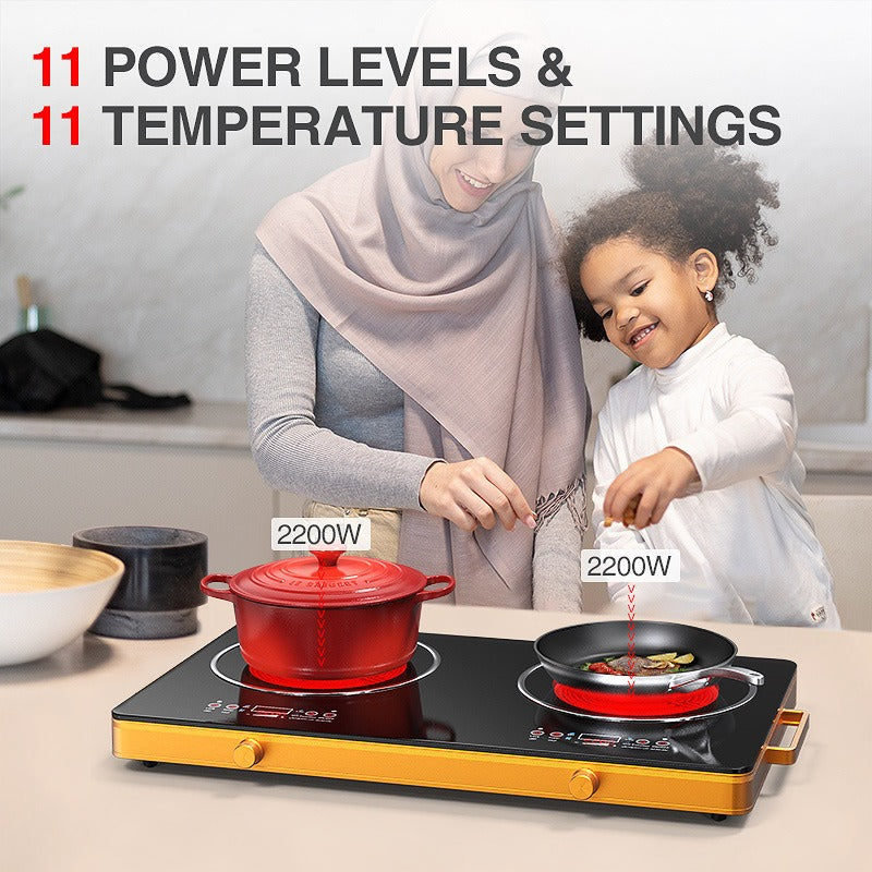 Electric Stove | 2400W | Dual Burner