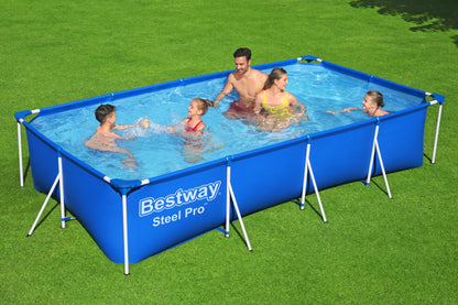Rectangular Pool – Durable Frame, 3–5 Person Capacity
