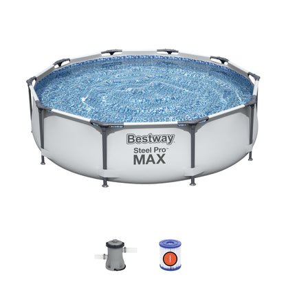Round Pool – Heavy-Duty Frame, 4-Person Capacity