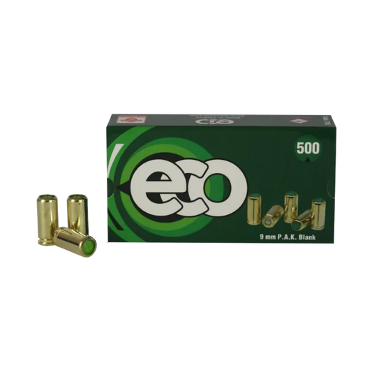 9mm P.A.K. Blank Ammunition - 500 Rounds | Self Defence Training Blanks
