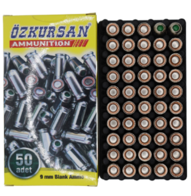 OZK 9mm Blank Bullets Box | Blank Ammunition | South Africa