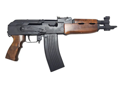 AK 47 Short 9mm PAK Blank Firing Gun – Wooden Stock + 50 Blank Cartridges