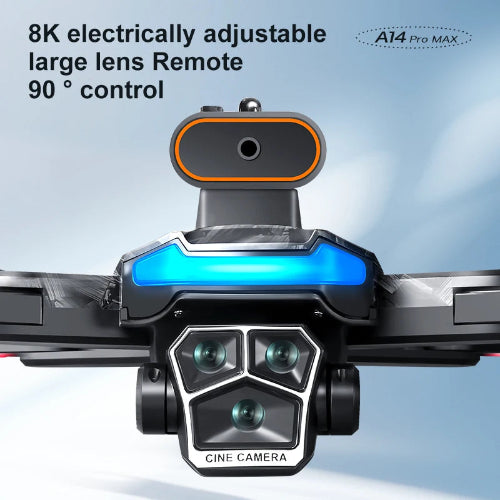 A14 Foldable HD Drone with LED Lights