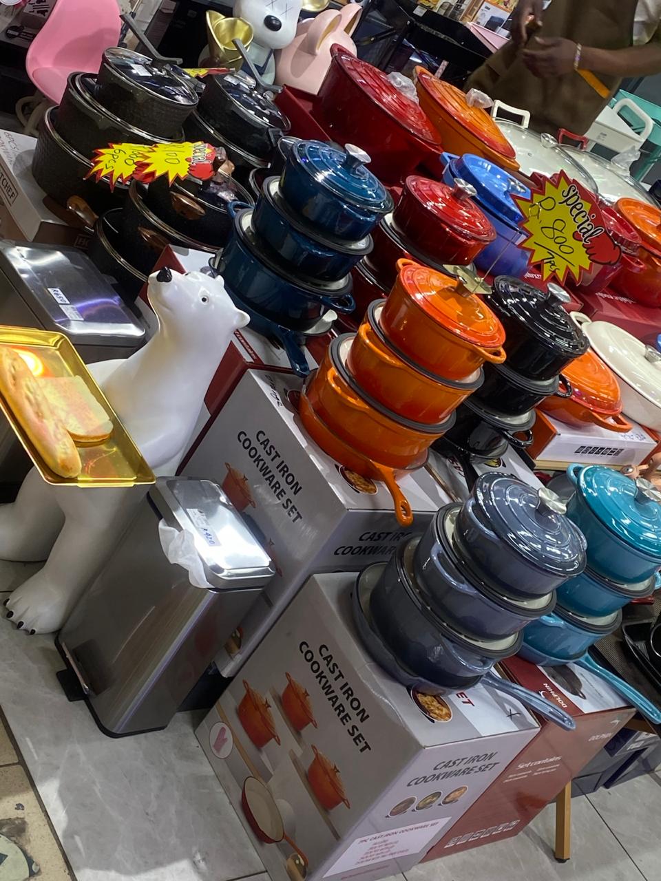 Cast Iron Cookware Set