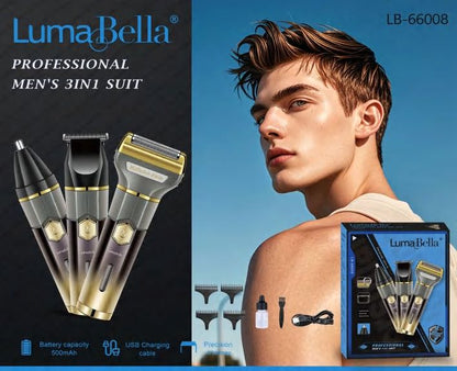 Professional Men's 3-in-1 Grooming Kit