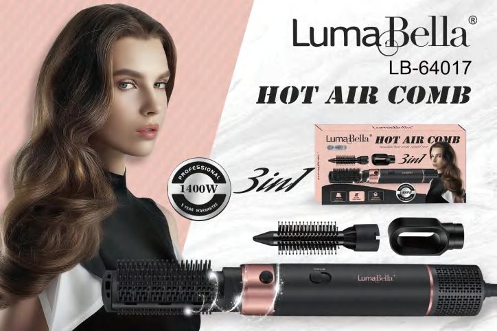 Hot Air Comb | 3-in-1 Hair Styler