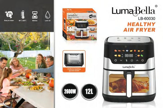 Air Fryer – 12L | 2600W | Smart Cooking with Less Oil