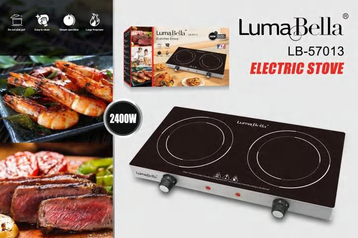 Electric Stove | 2400W | Dual Burner