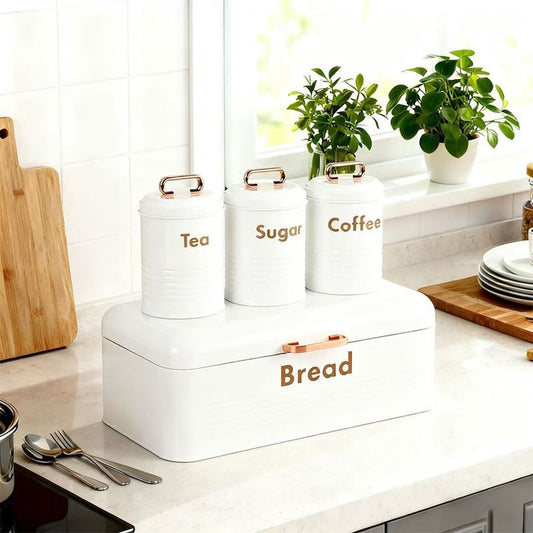 Metal Kitchen Storage Set