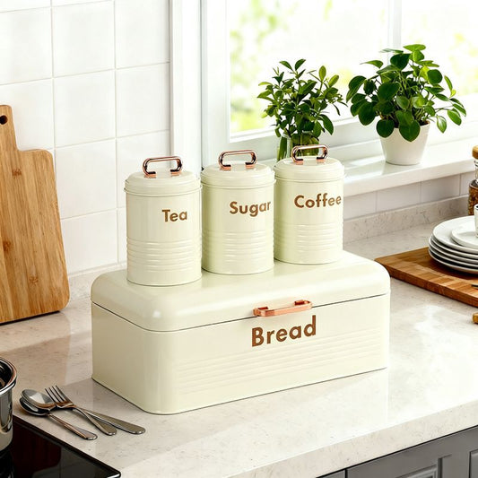 Metal Kitchen Storage Set
