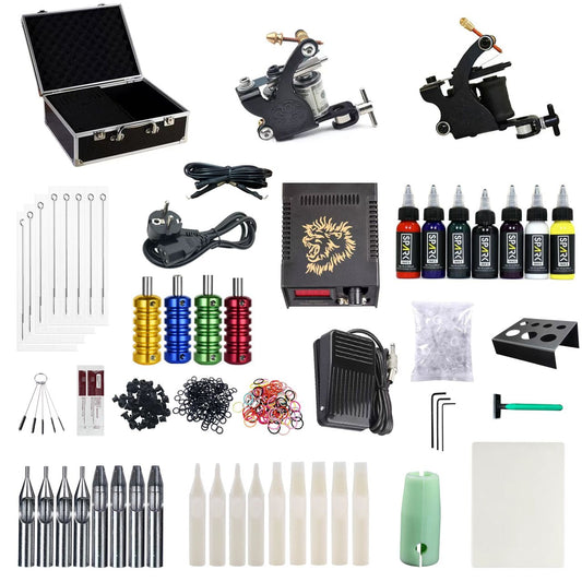 Tattoo Kit with Dual Machines
