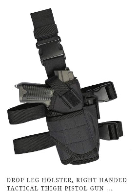 Right-Handed Tactical Drop Leg Holster