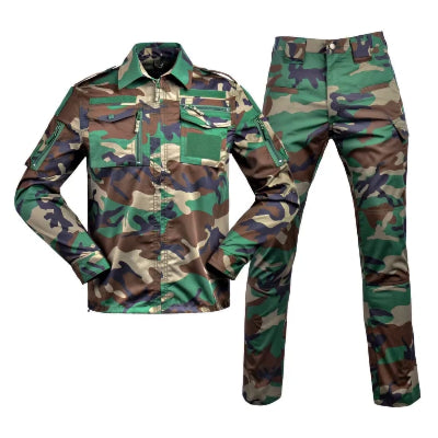 Camouflage Tactical Uniform Set – Military Shirt & Pants