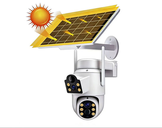 Solar-Powered Wireless Security Camera – HD Surveillance with Night Vision & Motion Alerts