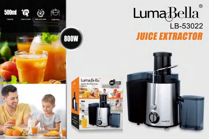 LB-53022 Juice Extractor – 800W | High Power, High Yield