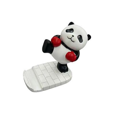 Boxing Panda Figurine - Sports Action Collectible Art Toy