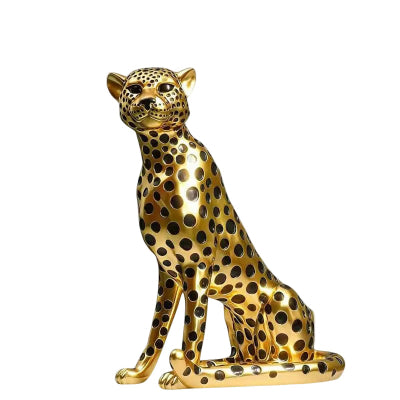 Leopard Figurine - Luxury Safari Animal Statue