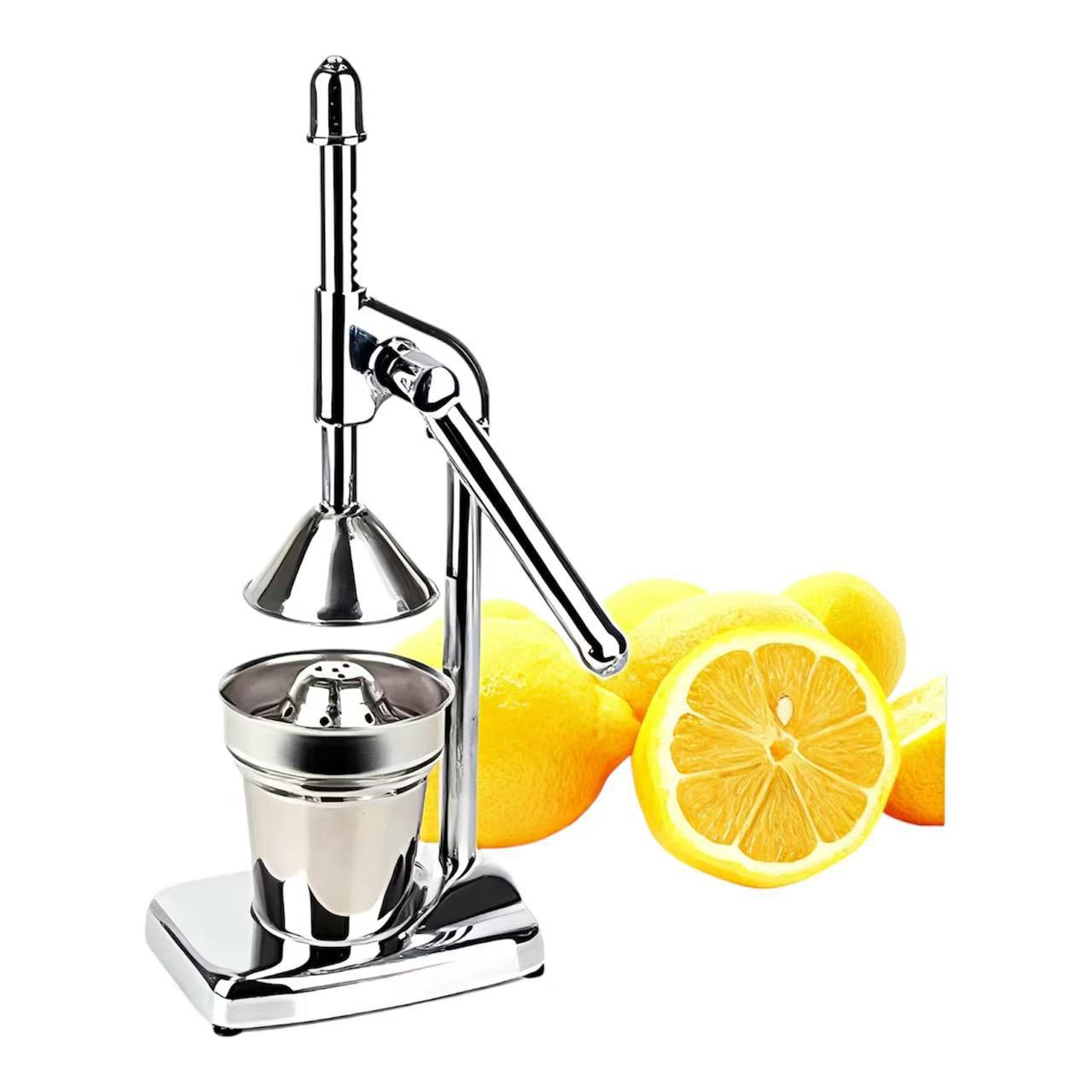 Heavy Duty Stainless Steel Manual Citrus Juicer – Commercial Lever Press | Lemon Orange Squeezer