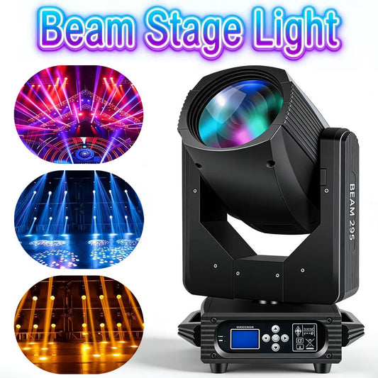 Beam 295 Professional Moving Head Stage Light – High-Power Beam Spot | DJ Concert Club Lighting