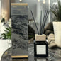 Red Teak High Fragrance Reed Diffuser – Glamour & Cheery | Luxury Black Bottle Home Scent