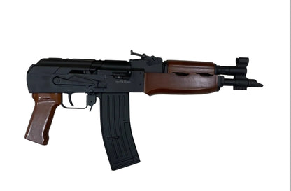 AK 47 Short 9mm PAK Blank Firing Gun – Wooden Stock + 50 Blank Cartridges