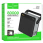 Hoco J161 Power Bank 80,000mAh – 22.5W Fast Charging | LED Display | Built-in Light