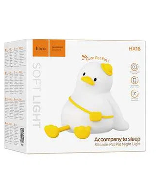 Hoco HX16 Silicone Lamp - Cute Duck Night Light for Kids & Nursery
