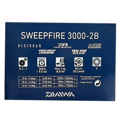 Daiwa Sweepfire 3000 Spinning Reel