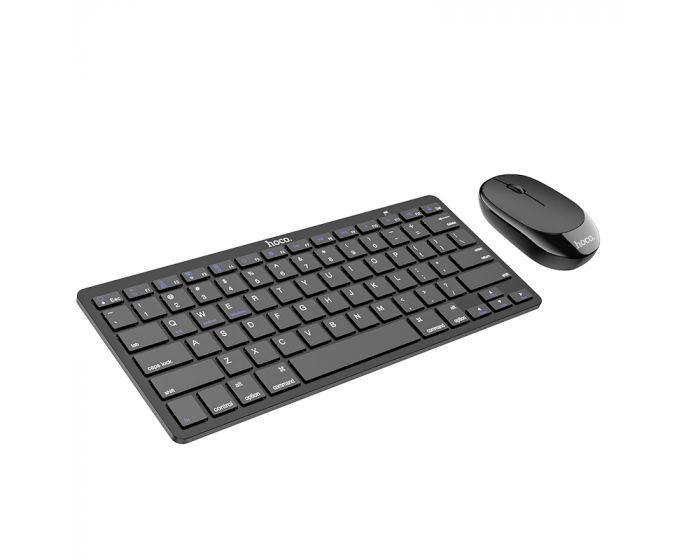 Hoco DI05 Bluetooth Wireless Keyboard and Mouse Set - Ultra-Slim Combo for PC, Mac, Tablet & Phone