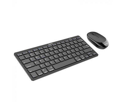 Hoco DI05 Bluetooth Wireless Keyboard and Mouse Set - Ultra-Slim Combo for PC, Mac, Tablet & Phone